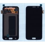 Дисплей (экран) в сборе с тачскрином для Samsung Galaxy S6 SM-G920F синий (TFT-совместимый с регулировкой яркости)