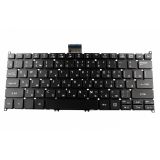 Клавиатура для ноутбука Acer Aspire V5-122, V5-122P, V5-171 черная без рамки с подсветкой