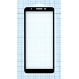 Защитное стекло "Полное покрытие" для Samsung Galaxy A01 Core черное