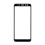 Защитное стекло "LP" для Samsung Galaxy A8 (A530) 2018 Thin Frame Full Glue с рамкой 0,33 мм 2,5D 9H черное