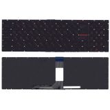 Клавиатура для ноутбука MSI GT72 GS60 GS70 GP62 GL72 GE72 черная с красной подсветкой