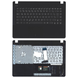 Клавиатура (топ-панель) для ноутбука Asus X450L черная с черным топкейсом