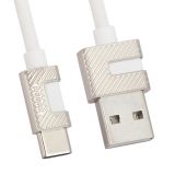 USB кабель REMAX Metal Series Cable RC-089a USB Type-C (белый)