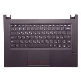 Клавиатура (топ-панель) для ноутбука Lenovo V510-14IKB черная с черным топкейсом