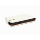 Чехол из эко – кожи для Sony Xperia miro (ST23i) раскладной, белый