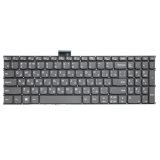 Клавиатура для ноутбука Lenovo IdeaPad Slim 3 15AMN8, ABR8, IAH8, IRH8, IRU8, IdeaPad 3 15IAU7, 15ITL6, 17ITL6, 15ALC6, 15ADA6 серая, без рамки