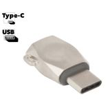 Адаптер HOCO UA8 Micro USB – Type-C (серый)