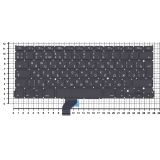 Клавиатура для ноутбука Apple MacBook Pro 13" Retina A1502 2013+ черная под подсветку, большой Enter RU AAA+