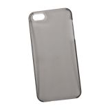 Защитная крышка LP для Apple iPhone 5, 5s, SE ультратонкая PC 0,5 мм, пластик, черный, прозрачный