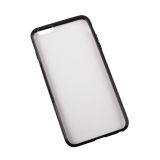 Защитная крышка LP для Apple iPhone 6, 6s 0,4 мм черная, прозрачная задняя часть