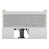 Клавиатура (топ-панель) для ноутбука HP Pavilion 15-EG 15-EH золотистая с золотистым топкейсом