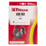 Мешки Filtero LGE 03 (5) Standard для пылесосов LG, Clatronic, Rolsen (5 штук)