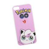 Силиконовый чехол Pokemon Go Джигглипуф для Apple iPhone 5, 5s, SE розовый