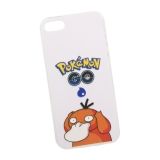 Силиконовый чехол Pokemon Go Псидак для Apple iPhone 5, 5s, SE светло-розовый