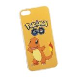 Силиконовый чехол Pokemon Go Чармандер для Apple iPhone 5, 5s, SE оранжевый