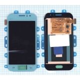 Дисплей (экран) в сборе с тачскрином для Samsung Galaxy J1 Ace SM-J110H синий Premium