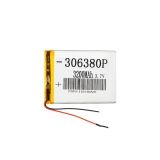 Аккумулятор универсальный 3x63x80 мм 3.8V 3200mAh Li-Pol (2 Pin)