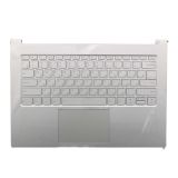 Клавиатура (топ-панель) для ноутбука Lenovo Yoga C930-13IKB серебристая с серебристым топкейсом
