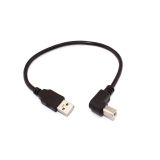 Кабель USB 2.0 на USB-B угол вверх 0,3 м