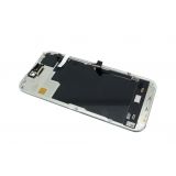 Дисплей (экран) в сборе с тачскрином для iPhone 15 Pro A3102 черный (Soft OLED/ Full HD) 