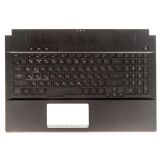 Клавиатура (топ-панель) для ноутбука Asus ROG Zephyrus M GM501GS, GM501GM черная с черным топкейсом, с RGB подсветкой (с разбора)