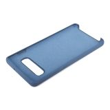 Силиконовый чехол для Samsung Galaxy S10 Plus "Silicone Cover" (синий/коробка)