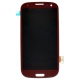 Дисплей (экран) в сборе с тачскрином для Samsung Galaxy S3 GT-I9300 красный