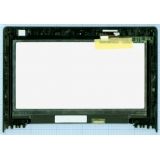 Экран в сборе (матрица LP116WH6 (SP)(A1) + тачскрин) для Lenovo IdeaPad Yoga 2 11 черный с рамкой