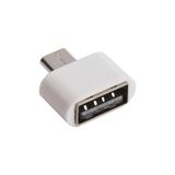 USB/Micro USB 2 в 1 адаптер для устройств с функцией OTG белый, блистер