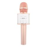 Bluetooth микрофон-колонка WK WT-K25 розовое золото