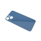 Задняя крышка (стекло) для iPhone 13 Mini голубая