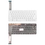 Клавиатура для ноутбука HP 14-ak белая без рамки