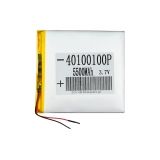 Аккумулятор универсальный 4x100x100 мм 3.8V 5500mAh Li-Pol (2 Pin)