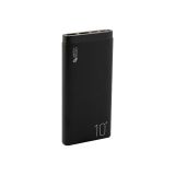 Универсальный внешний аккумулятор "LP" "Metal Series" 10000 мАч Li-Pol 2хUSB выхода 2,1А + 2,1А черный