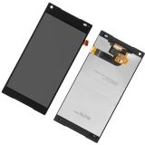 Дисплей (экран) в сборе с тачскрином для Sony Xperia Z5 Compact черный