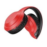 Bluetooth гарнитура HOCO W30 Fun Move BT5.0 накладная с регулятором громкости (красная)