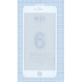 Защитное стекло 4D для Apple iPhone 6, 6S Plus белое