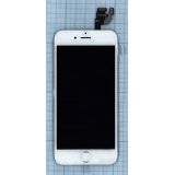 Дисплей (экран) в сборе с тачскрином для Apple Iphone 6 OEM 4.7 белый с Home Button