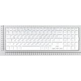 Клавиатура для ноутбука Acer Aspire 5943 5943G 8943 серебристая