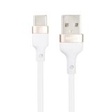 USB кабель REMAX Chaining Series Fast Charging 3A Cable For RC-137a USB Type-C (белый)