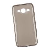 Силиконовый чехол для Samsung Galaxy J3 (2016) TPU Case прозрачный, серый