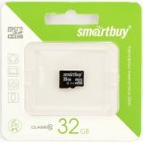 Карта памяти SmartBuy Micro SD 32Гб class 10, без адаптера