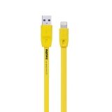 USB кабель REMAX Full Speed Series 1M Cable RC-001i для Apple 8 pin желтый