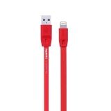 USB кабель REMAX Full Speed Series 1M Cable RC-001i для Apple 8 pin красный