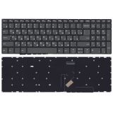 Клавиатура для ноутбука Lenovo IdeaPad 320-15ABR 320-15AST темно-серая без рамки без подсветки