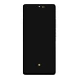 Дисплей (экран) в сборе с тачскрином для Samsung Galaxy S10 Lite SM-G770 черный с рамкой FLYCDI OLED 