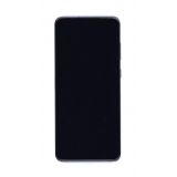 Дисплей (экран) в сборе с тачскрином для Samsung Galaxy S20+ (Plus) SM-G985F фиолетовый с рамкой (Premium SC LCD)