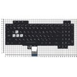 Клавиатура для ноутбука Asus ROG GL504 GL504GM GL504G GL504GS черная c белой подсветкой
