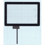 Сенсорное стекло (тачскрин) для Huawei Mediapad 10" FHD S10-101 черный с логотипом