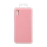 Силиконовый чехол для iPhone Xs Max "Silicone Case" (розовый, блистер) 12